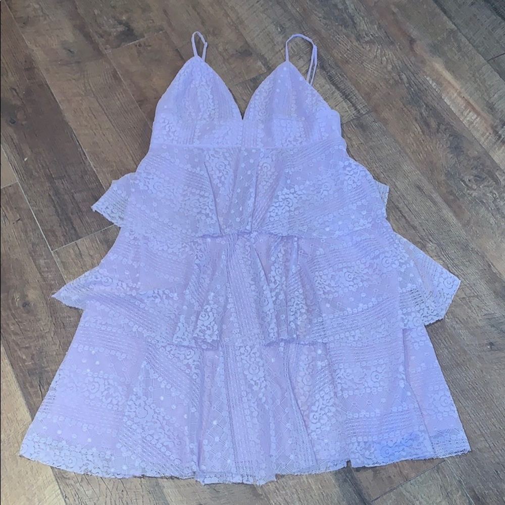 Lulu’s Purple Lace Dress